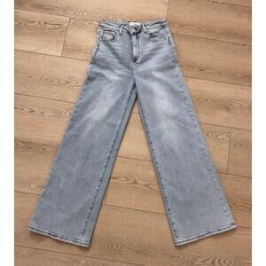 New Risen Wide Leg Jeans Light Wash Size 11/30